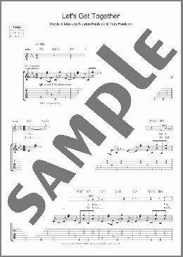 Let's Get Together(Newton Faulkner) 楽譜 ギター（ソロ） ダウンロード