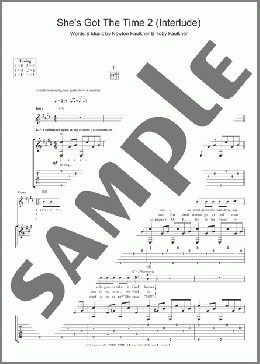 She's Got The Time 2 (Interlude)(Newton Faulkner) 楽譜 ギター（ソロ） ダウンロード