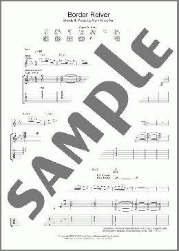 Border Reiver(Mark Knopfler) 楽譜 ギター（ソロ） ダウンロード