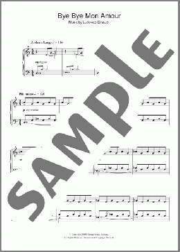 Bye Bye Mon Amour(Ludovico Einaudi) 楽譜 ピアノ（ソロ） ダウンロード