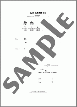 Gilt Complex(Sons And Daughters) 楽譜 ギター（コード） ダウンロード