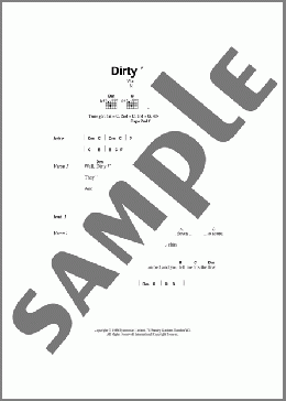 Dirty Davey(The Levellers) 楽譜 ギター（コード） ダウンロード