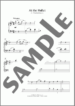 At The Ballet(Carolyn C. Setliff) 楽譜 ピアノ（ソロ） ダウンロード