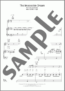The Impossible Dream(Andy Williams) 楽譜 その他 ダウンロード