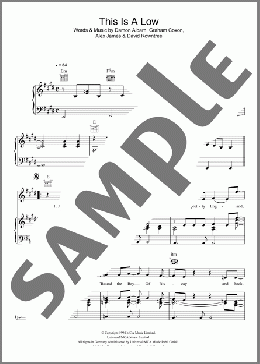 This Is A Low(Blur) 楽譜 その他 ダウンロード