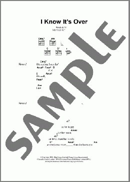 I Know It's Over(The Smiths) 楽譜 ギター（コード） ダウンロード