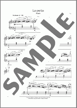 The Pearls(Johann Friedrich Burgmuller/William Westney) 楽譜 ピアノ（ソロ） ダウンロード