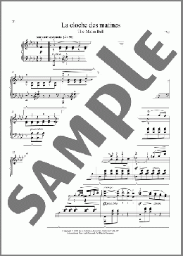 Morning Bell(Johann Friedrich Burgmuller/William Westney) 楽譜 ピアノ（ソロ） ダウンロード