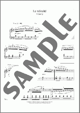Velocity(Johann Friedrich Burgmuller/William Westney) 楽譜 ピアノ（ソロ） ダウンロード