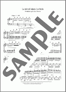 Awakening In The Woods(Johann Friedrich Burgmuller/William Westney) 楽譜 ピアノ（ソロ） ダウンロード