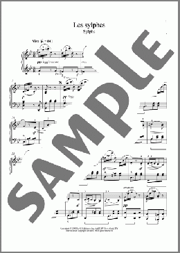 Sylphs(Johann Friedrich Burgmuller/William Westney) 楽譜 ピアノ（ソロ） ダウンロード