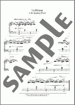 Spinning Song(Johann Friedrich Burgmuller/William Westney) 楽譜 ピアノ（ソロ） ダウンロード