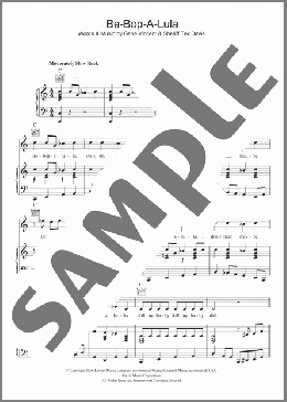 Be-Bop-A-Lula(Gene Vincent) 楽譜 その他 ダウンロード