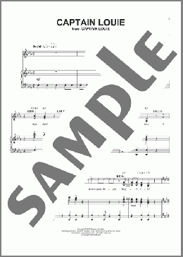 Captain Louie(Captain Louie (Musical)/Stephen Schwartz) 楽譜 ピアノ & ボーカル & ギター ダウンロード