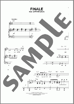 Finale(Stephen Schwartz/Captain Louie (Musical)) 楽譜 ピアノ & ボーカル & ギター ダウンロード