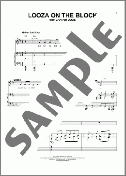 Looza On The Block(Stephen Schwartz/Captain Louie (Musical)) 楽譜 ピアノ & ボーカル & ギター ダウンロード