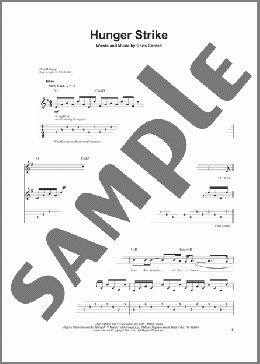 Hunger Strike(Pearl Jam/Chris Cornell/Temple Of The Dog) 楽譜 ギタースコア ダウンロード