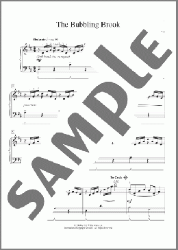 The Bubbling Brook(Carolyn Miller) 楽譜 ピアノ（ソロ） ダウンロード