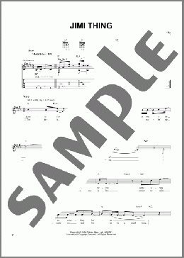Jimi Thing(Dave Matthews Band) 楽譜 メロディ ダウンロード