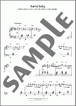 Santa Baby(Eartha Kitt) 楽譜 ピアノ（ソロ） ダウンロード