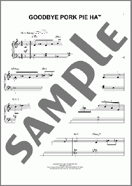 Goodbye Pork Pie Hat(Charles Mingus) 楽譜 ピアノ（ソロ） ダウンロード