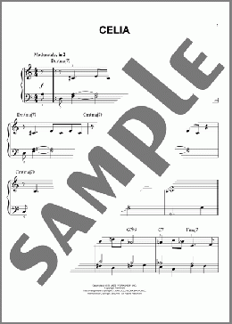 Celia(Charles Mingus) 楽譜 ピアノ（ソロ） ダウンロード