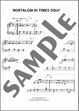 Nostalgia In Times Square(Charles Mingus) 楽譜 ピアノ（ソロ） ダウンロード
