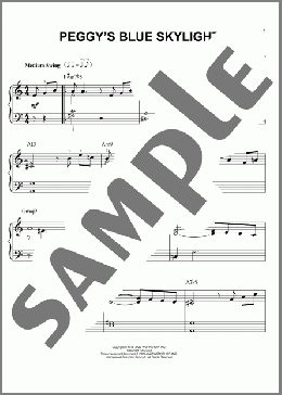 Peggy's Blue Skylight(Charles Mingus) 楽譜 ピアノ（ソロ） ダウンロード