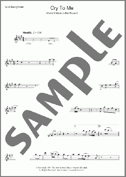 Cry To Me(Solomon Burke) 楽譜 その他 ダウンロード