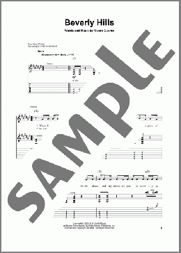 Beverly Hills(Weezer) 楽譜 ギタースコア ダウンロード