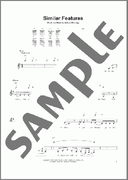 Similar Features(Melissa Etheridge) 楽譜 メロディ ダウンロード