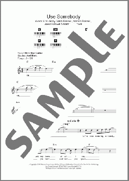 Use Somebody(Kings Of Leon) 楽譜 その他 ダウンロード