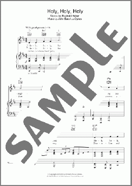 Holy, Holy, Holy(Reginald Heber) 楽譜 その他 ダウンロード