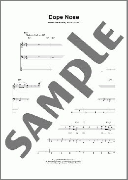Dope Nose(Weezer) 楽譜 ベース ダウンロード
