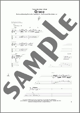 Grace(Lamb Of God) 楽譜 ギター（ソロ） ダウンロード