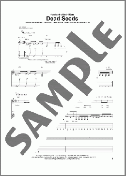 Dead Seeds(Lamb Of God) 楽譜 ギター（ソロ） ダウンロード