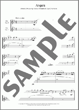 Angels(Robbie Williams) 楽譜 その他 ダウンロード