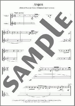 Angels(Robbie Williams) 楽譜 その他 ダウンロード