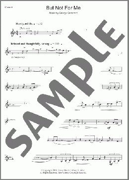 But Not For Me(George Gershwin) 楽譜 クラリネット ダウンロード