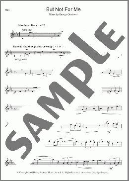 But Not For Me(George Gershwin) 楽譜 フルート ダウンロード