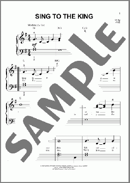 Sing To The King(Billy Foote) 楽譜 ピアノ（ソロ） ダウンロード