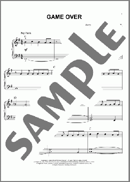 Game Over (from Hannah Montana: The Movie)(Hannah Montana (Movie)/Steve Rushton) 楽譜 ピアノ（ソロ） ダウンロード
