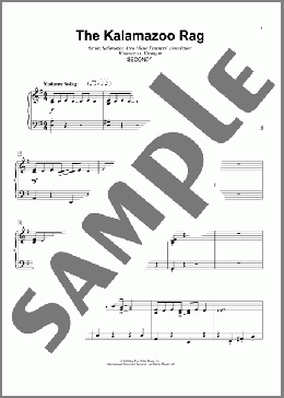 The Kalamazoo Rag(Glenda Austin) 楽譜 ピアノ（連弾） ダウンロード