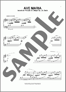 Ave Maria (arr. Phillip Keveren)(Charles Gounod/Johann Sebastian Bach) 楽譜 ピアノ（ソロ） ダウンロード