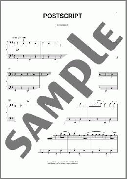 Postscript(Eugenie Rocherolle) 楽譜 ピアノ（連弾） ダウンロード