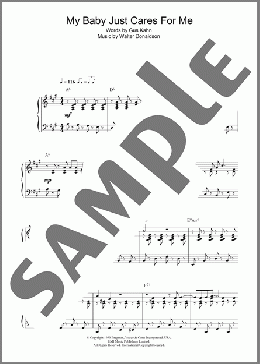 My Baby Just Cares For Me(Nina Simone) 楽譜 ピアノ（ソロ） ダウンロード