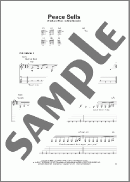 Peace Sells(Megadeth) 楽譜 ギター（ソロ） ダウンロード