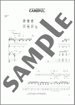 Careful(Guster) 楽譜 ギター（ソロ） ダウンロード