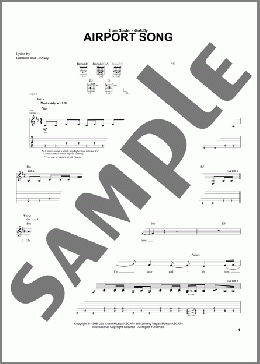 Airport Song(Guster) 楽譜 ギター（ソロ） ダウンロード