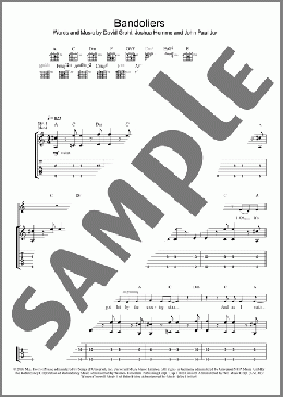Bandoliers(Them Crooked Vultures) 楽譜 ギター（ソロ） ダウンロード